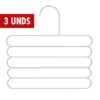 Set x 3 Ganchos de ropa - Thumbnail Image 5
