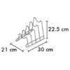 Organizador horizontal de mesa - Thumbnail Image 6