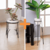 Combo Soporte piso arco bajo + Soporte piso arco alto - Negro - Thumbnail Image 1
