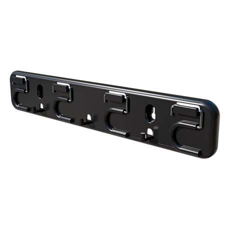 Combo Porta escobas + Organizador ganchos + Escurridor guantes - Negro - Imagen 3