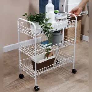El Carro Organizador de Espacios 3 Canastas con Ruedas Rejiplas es una solución práctica y versátil para mantener diferentes ambientes del hogar u oficina organizados, funcionales y libres de desorden.