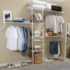 El Súper Clóset de Rejiplas es un completo kit organizador en rejilla metálica pensado para quienes necesitan grandes soluciones de almacenamiento en casa o en el trabajo.