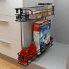 Aprovecha cada centímetro de tu cocina con la Aceitera Deslizante con Riel Cierre Lento Rejiplas, diseñada especialmente para módulos angostos