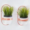 El Soporte Oval Platinum - Set x2 de Rejiplas, son organizadores para colgar/exhibir tus plantas favoritas.
